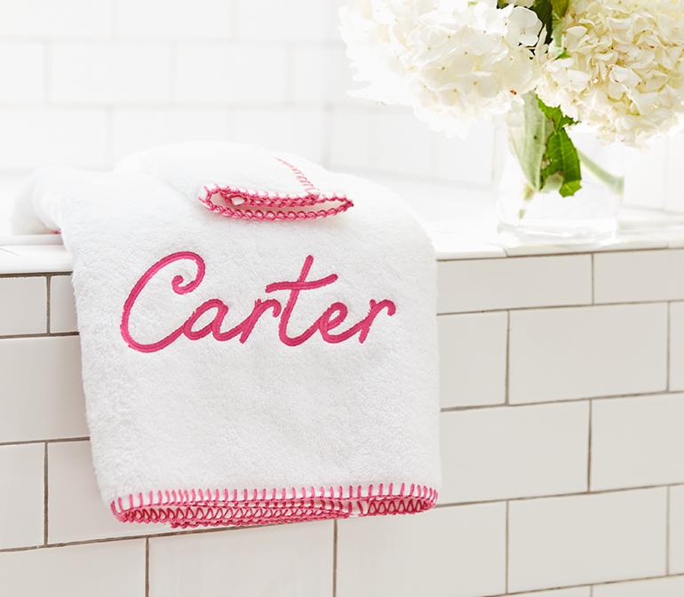 Stitched Edge Bath Towel