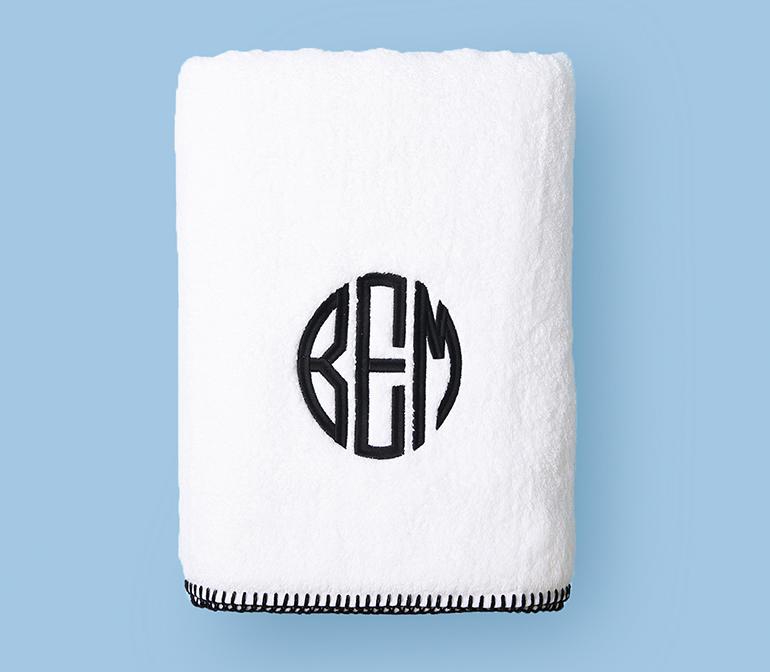 Stitched Edge Bath Towel