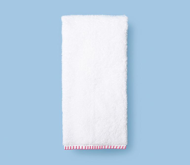 Stitched Edge Hand Towels (pair)