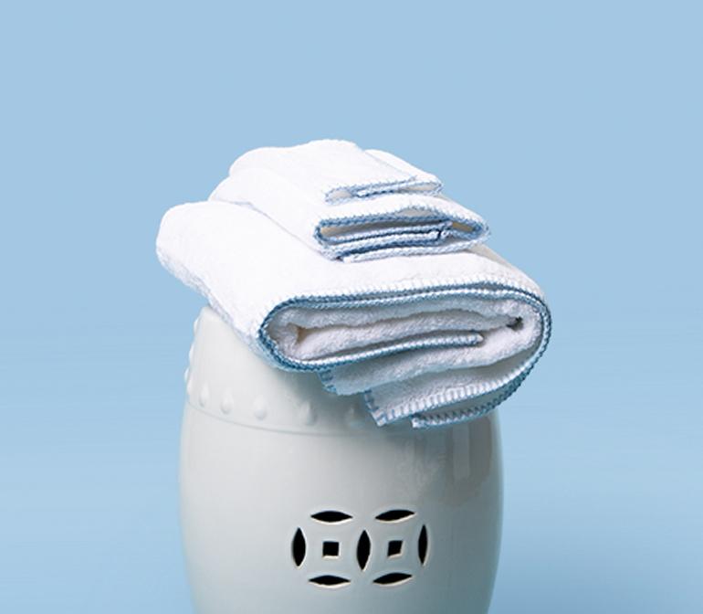 Stitched Edge Washcloths (pair)