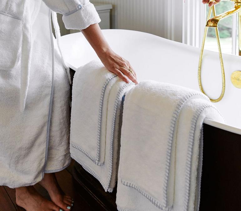 Stitched Edge Bath Towel